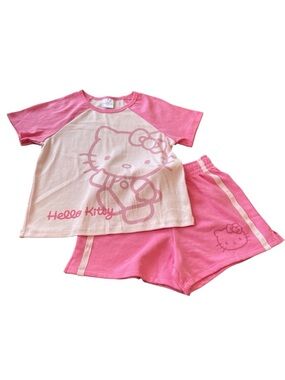 Girls Sz 8 Hello Kitty Shorts Set
